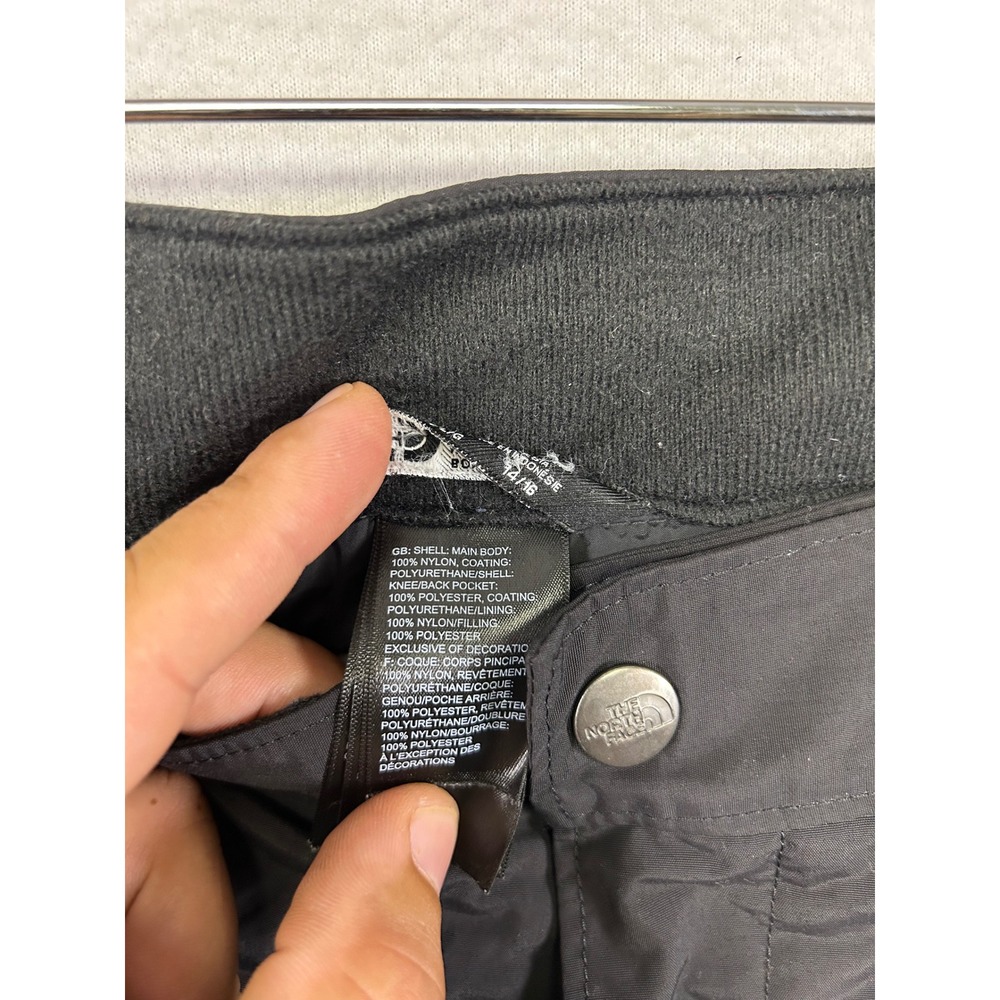 Ski Snowboard The North Face Boys L 14/16 Black Freedom Insulated Pants - Picture 4 of 13